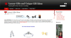 Desktop Screenshot of luxurygiftsideas.com